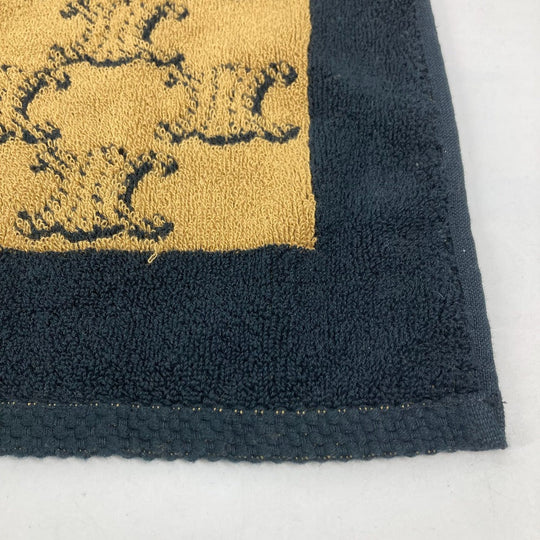 CELINE towel 29GAC115P cotton beige Bath towel Interior Throw Blanket triomphe logo Women Used Authentic