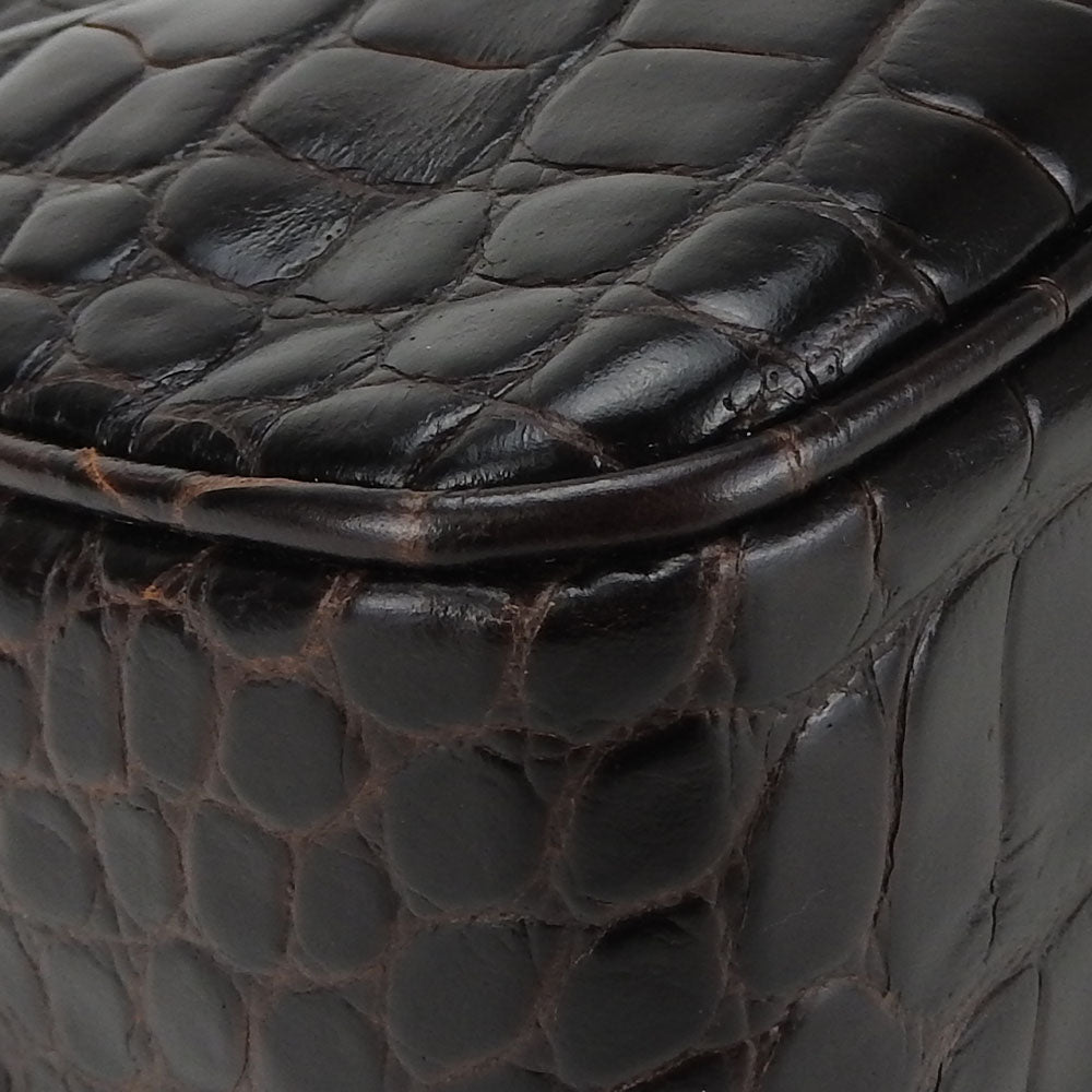 Furla Handbag leather Brown Women Used Authentic