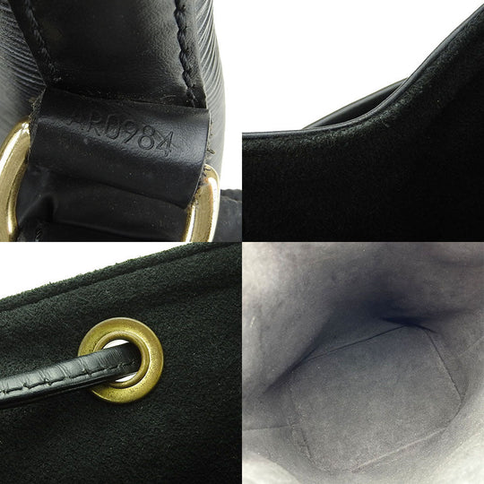 LOUIS VUITTON Shoulder Bag M59002 Epi Leather black Noe Women Used Authentic