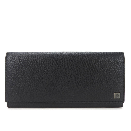 Dunhill Long Wallet Purse L2L710A leather black mens Used Authentic