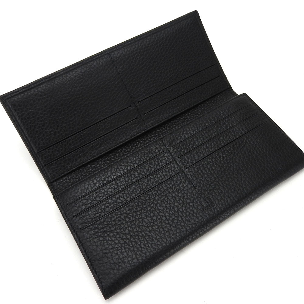 Dunhill Long Wallet Purse L2L710A leather black mens Used Authentic