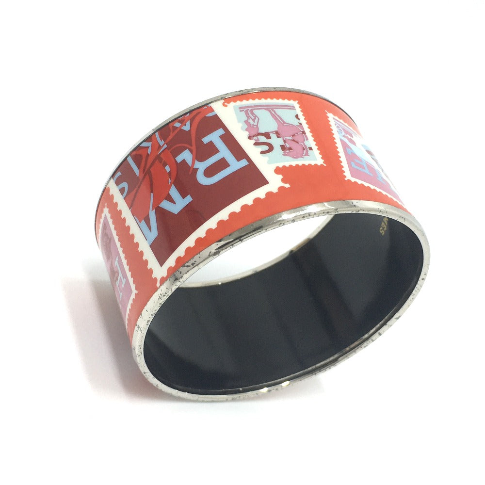 HERMES Bangle Cloisonne Orange Accessories Email TGM mens Used Authentic