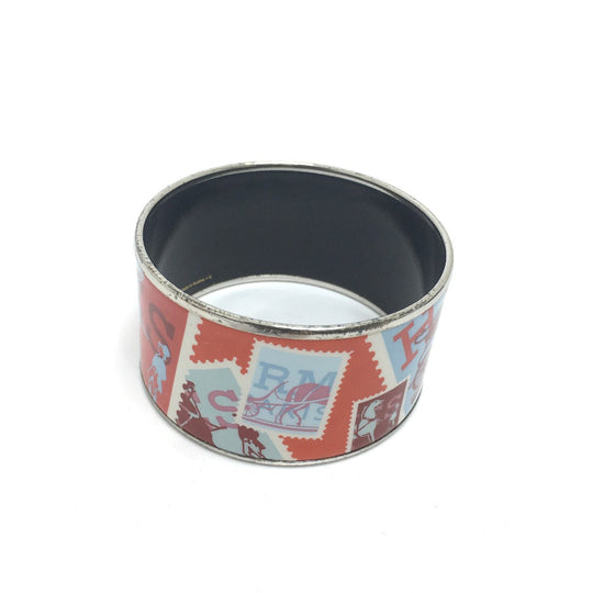 HERMES Bangle Cloisonne Orange Accessories Email TGM mens Used Authentic