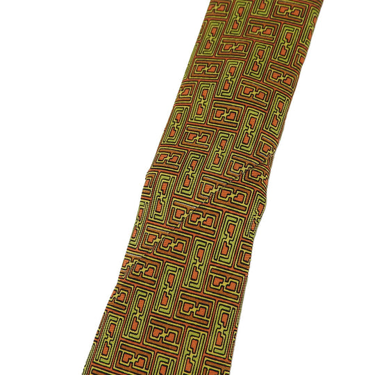 FENDI tie silk green mens Used Authentic