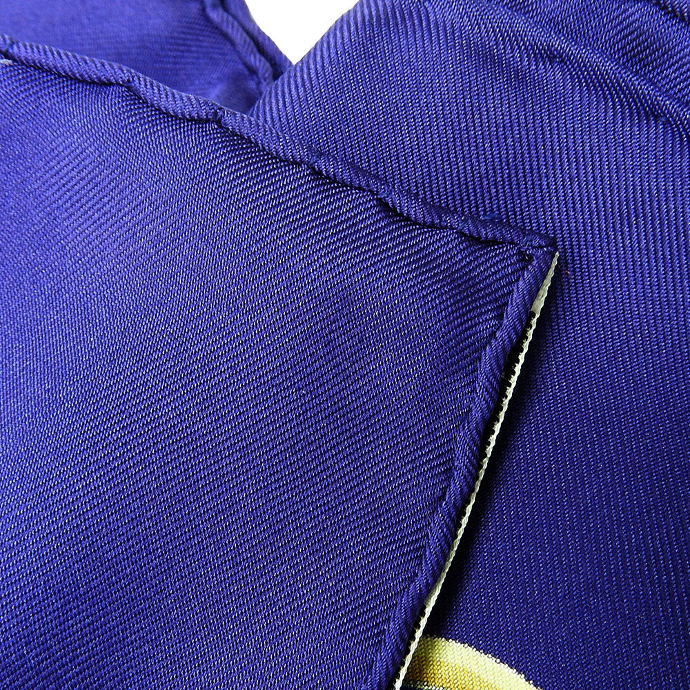 HERMES scarf silk Purple type Carre90 Women Used Authentic