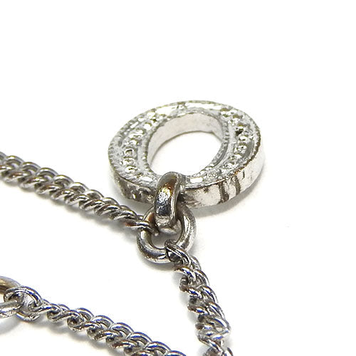 Christian Dior bracelet metal Silver Women Used Authentic
