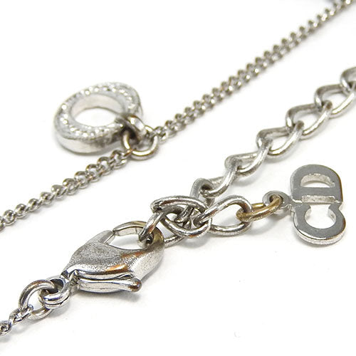 Christian Dior bracelet metal Silver Women Used Authentic