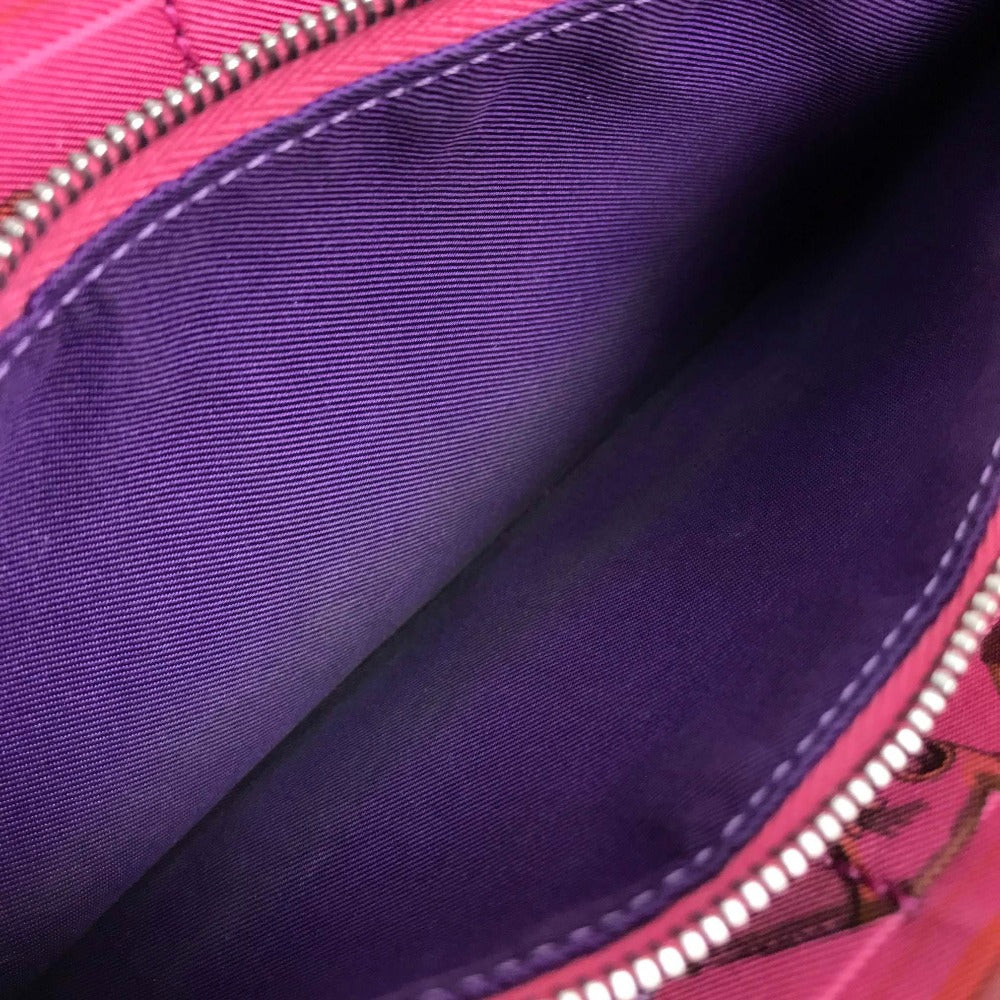 HERMES Long Wallet Purse Epsom Ruby Silk in Azap Long Women Used Authentic