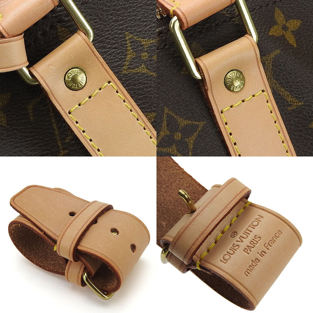 LOUIS VUITTON Boston Duffel bag M41414 Monogram, Tanned Leather Brown Keepall 55 bandouliere unisex(Unisex) Used Authentic