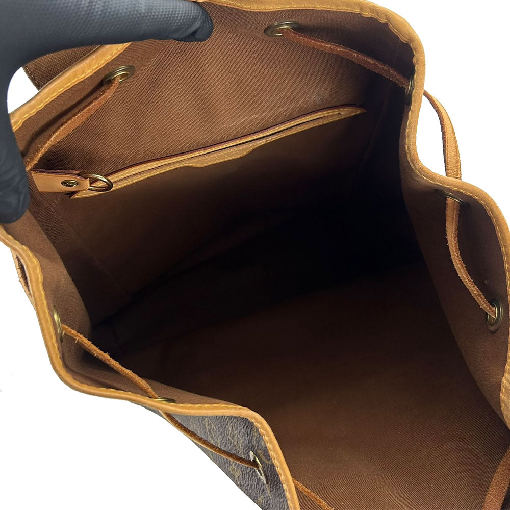 LOUIS VUITTON Backpack M51135 Monogram Brown MontsourisGM Women Used Authentic