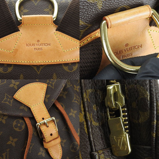 LOUIS VUITTON Backpack M51135 Monogram Brown MontsourisGM Women Used Authentic