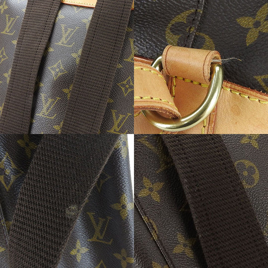 LOUIS VUITTON Backpack M51135 Monogram Brown MontsourisGM Women Used Authentic
