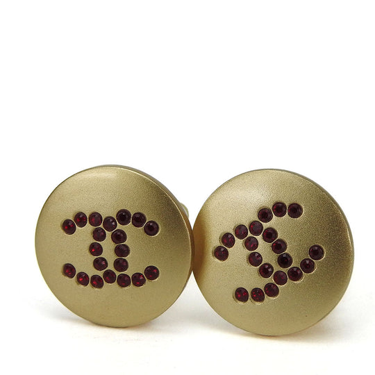 CHANEL Earring metal gold Women Used Authentic