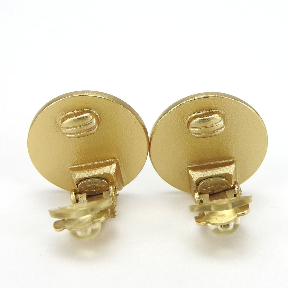 CHANEL Earring metal gold Women Used Authentic