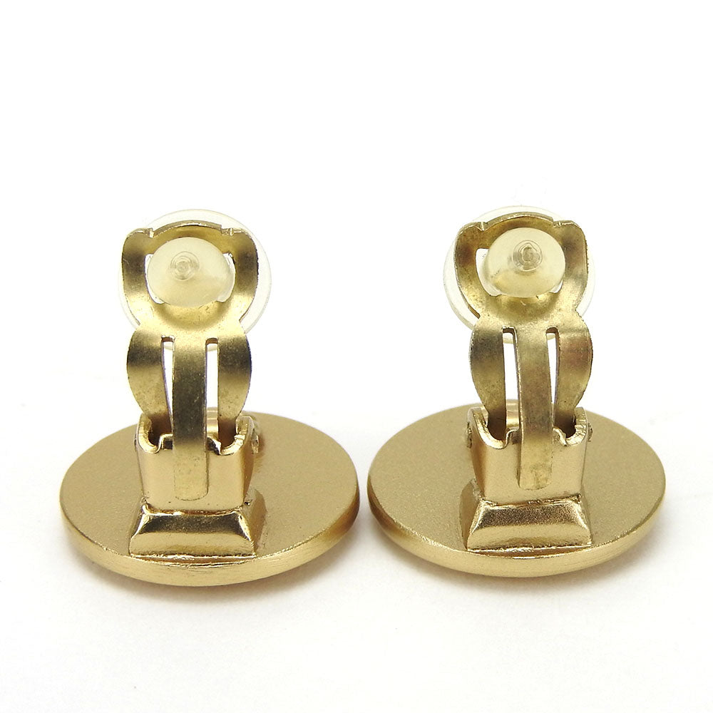 CHANEL Earring metal gold Women Used Authentic