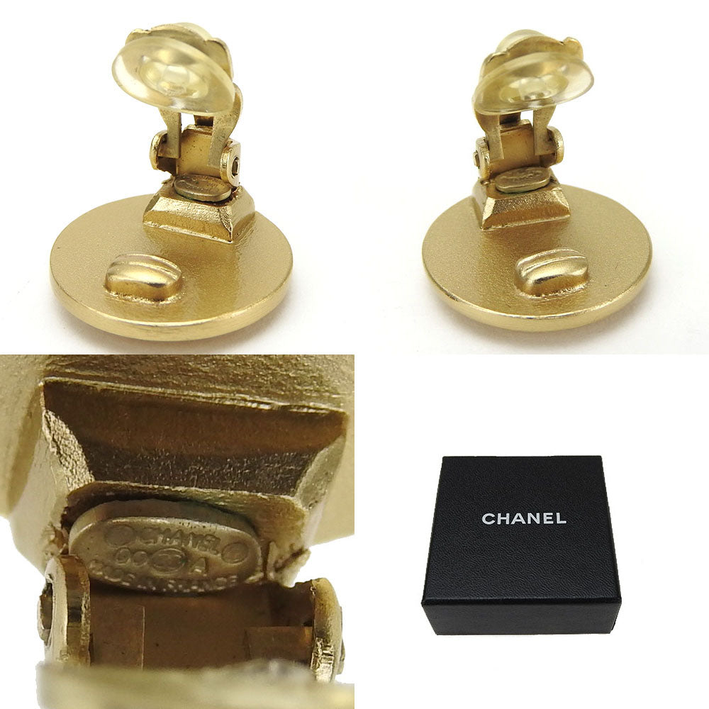 CHANEL Earring metal gold Women Used Authentic
