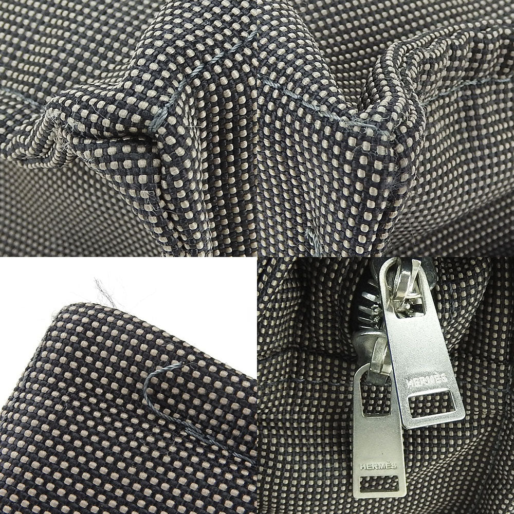 HERMES Tote Bag canvas gray Her Line Tote PM unisex(Unisex) Used Authentic
