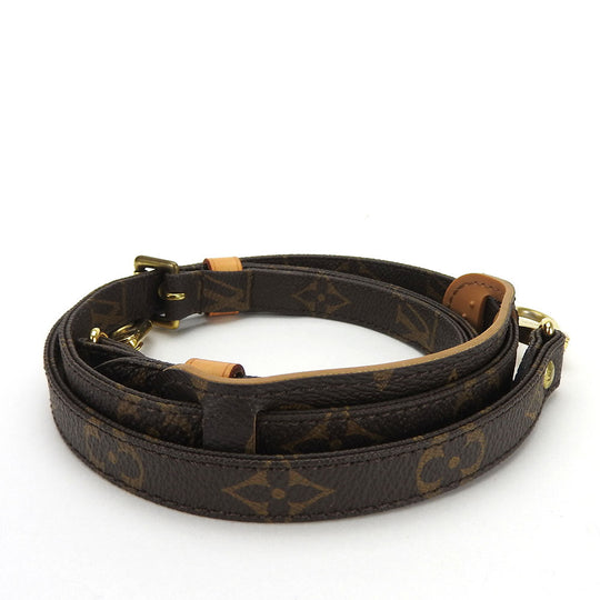 LOUIS VUITTON Shoulder strap Monogram Brown unisex(Unisex) Used Authentic