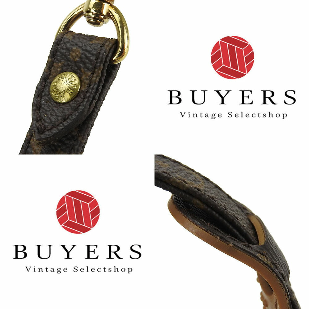 LOUIS VUITTON Shoulder strap Monogram Brown unisex(Unisex) Used Authentic