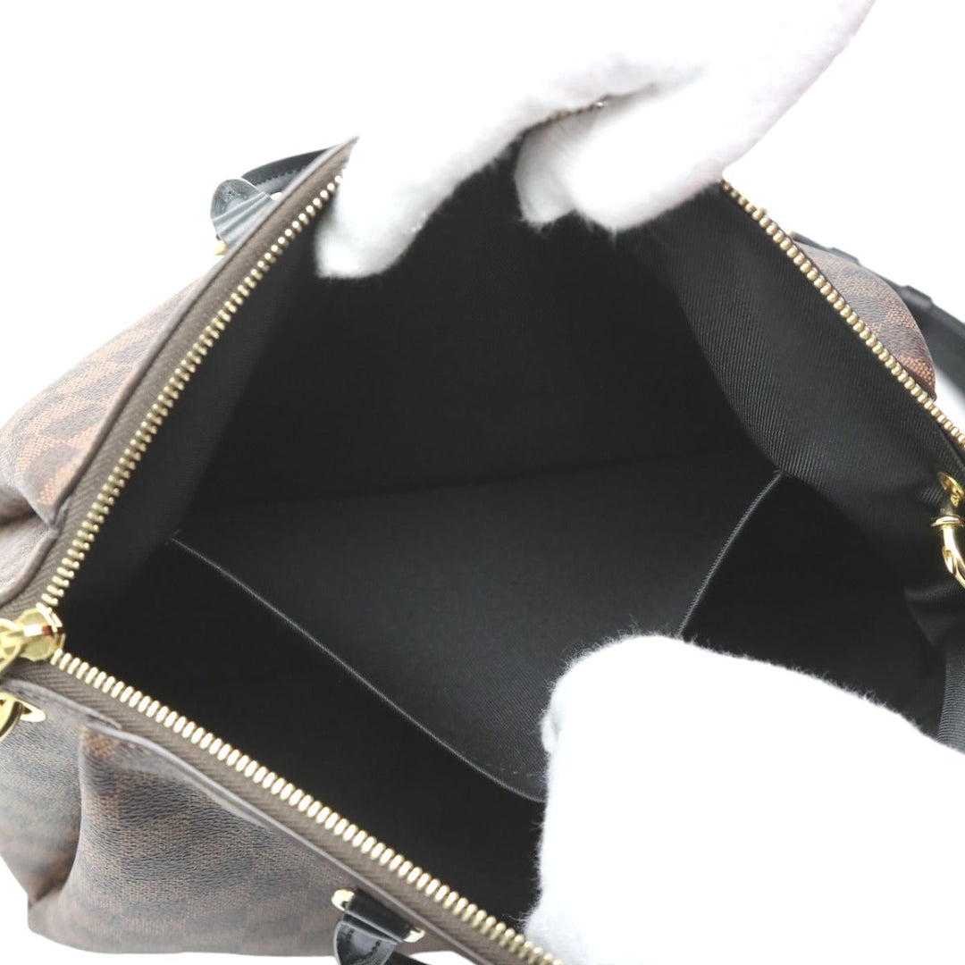 LOUIS VUITTON Tote Bag N45283 Damier canvas Brown 2WAY bag Odeon Tote MM Women Used Authentic