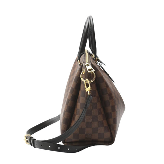 LOUIS VUITTON Tote Bag N45283 Damier canvas Brown 2WAY bag Odeon Tote MM Women Used Authentic