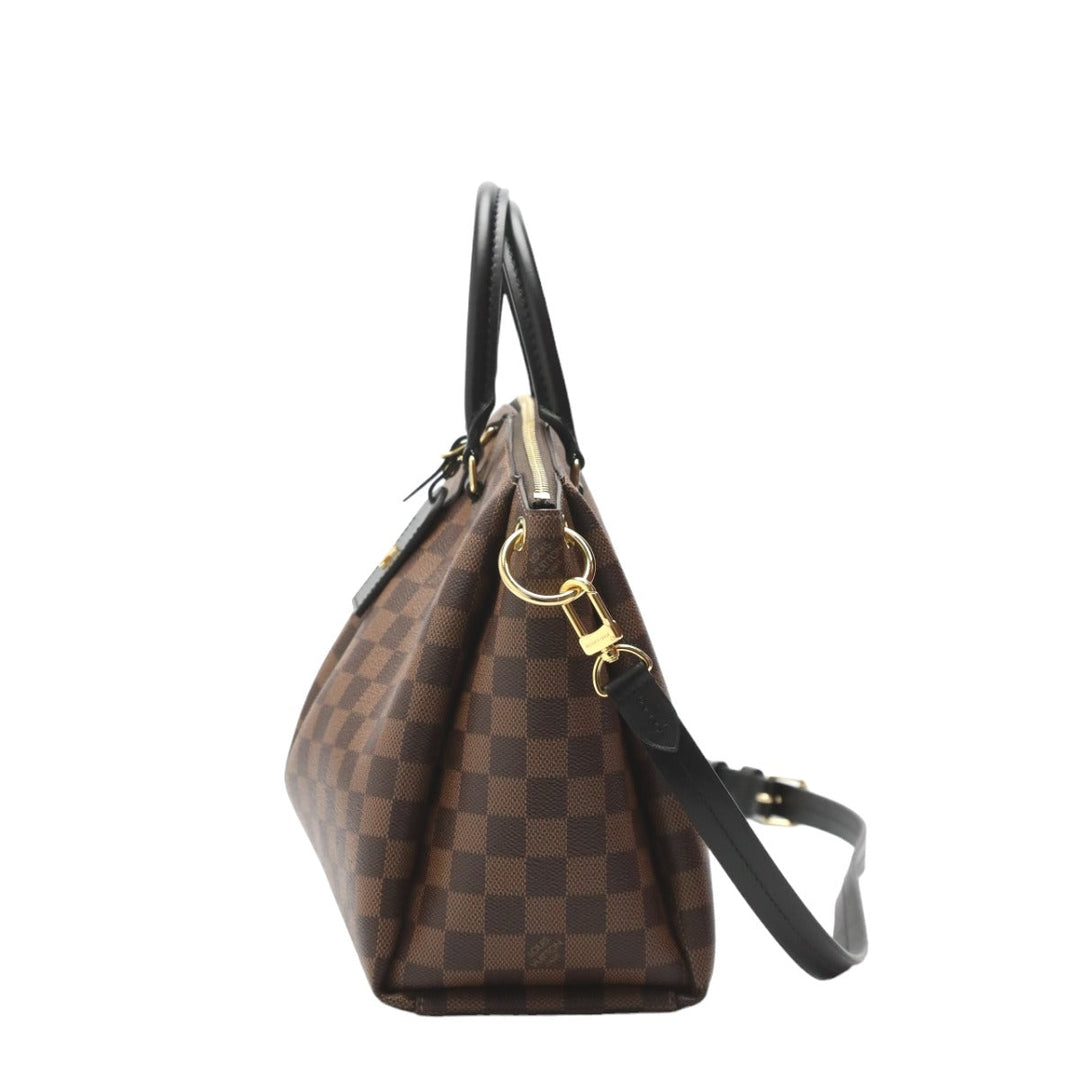 LOUIS VUITTON Tote Bag N45283 Damier canvas Brown 2WAY bag Odeon Tote MM Women Used Authentic