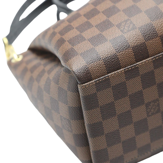 LOUIS VUITTON Tote Bag N45283 Damier canvas Brown 2WAY bag Odeon Tote MM Women Used Authentic