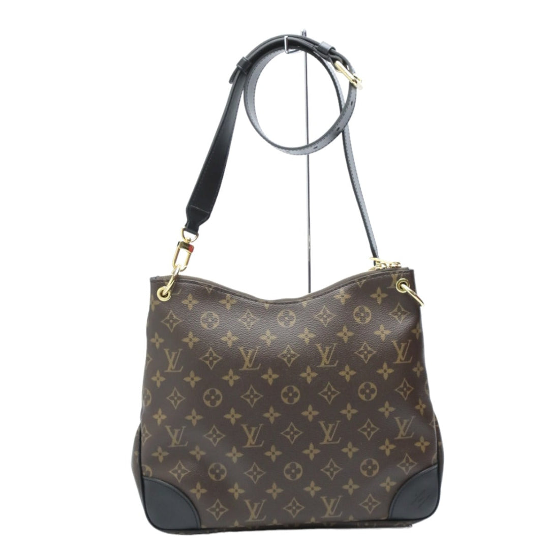 LOUIS VUITTON Shoulder Bag M45352 Monogram canvas Brown Shoulder Bag Monogram Odeon NM MM Women Used Authentic
