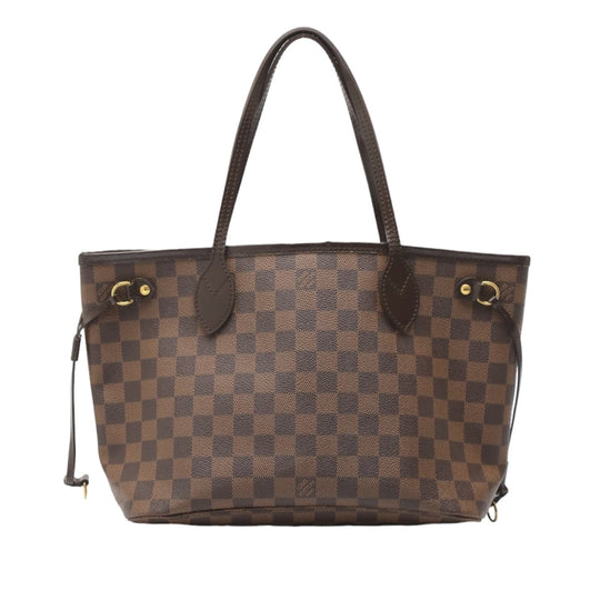 LOUIS VUITTON Handbag N51109 Damier canvas Brown Handbag Damier Never full PM Women Used Authentic