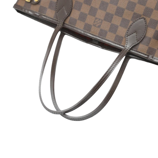 LOUIS VUITTON Handbag N51109 Damier canvas Brown Handbag Damier Never full PM Women Used Authentic