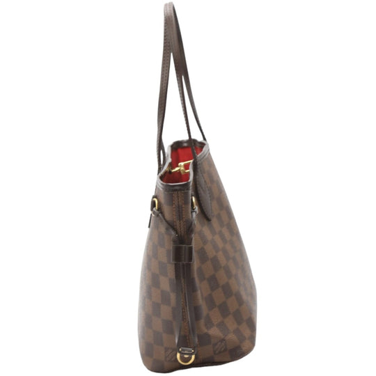 LOUIS VUITTON Handbag N51109 Damier canvas Brown Handbag Damier Never full PM Women Used Authentic