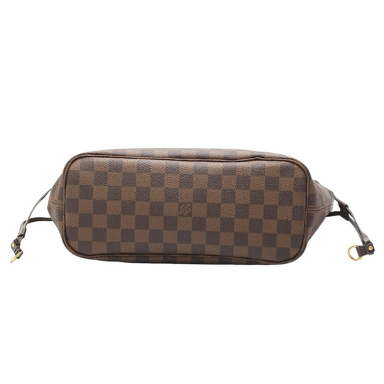 LOUIS VUITTON Handbag N51109 Damier canvas Brown Handbag Damier Never full PM Women Used Authentic