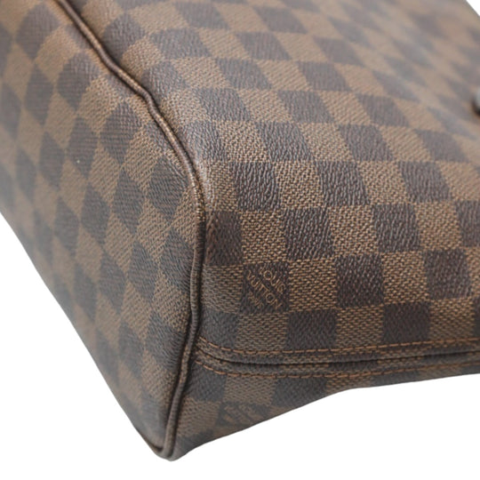 LOUIS VUITTON Handbag N51109 Damier canvas Brown Handbag Damier Never full PM Women Used Authentic