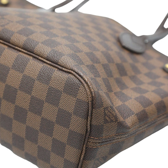 LOUIS VUITTON Handbag N51109 Damier canvas Brown Handbag Damier Never full PM Women Used Authentic