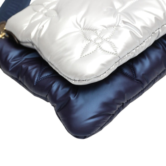 LOUIS VUITTON Shoulder Bag M21057 Monogram canvas Recycled nylon Navy/Silver Bags and pouches Monogram Maximulti Pochette Accessory Women Used Authentic