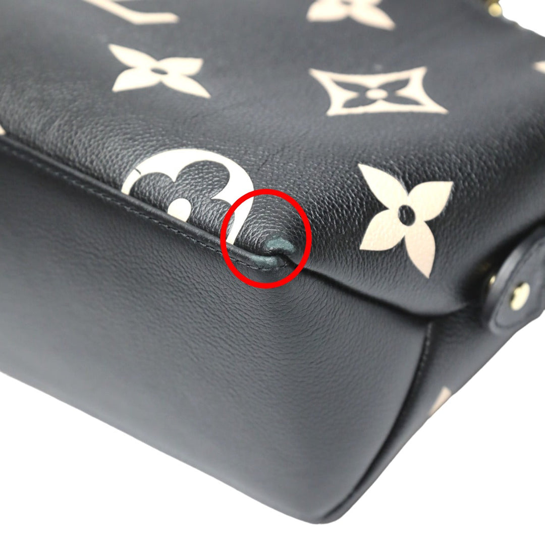 LOUIS VUITTON Shoulder Bag M58913 Monogram Ann Platt black 2WAY bag Ann Platt Petit Palais PM Women Used Authentic