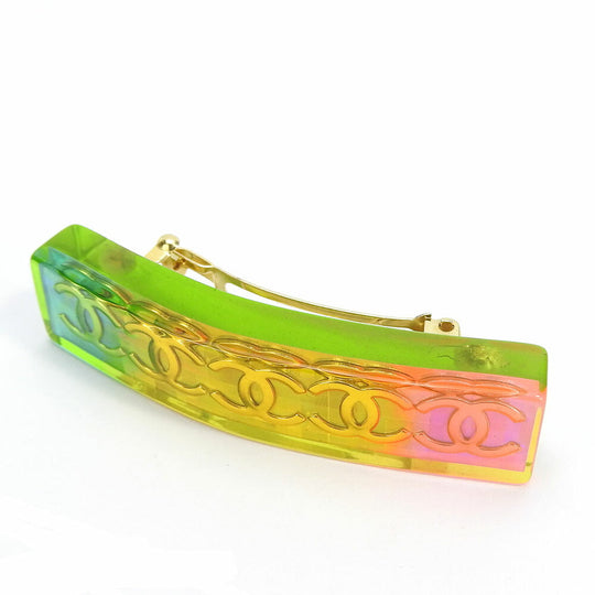 CHANEL Valletta plastic multicolor COCO Mark Women Used Authentic