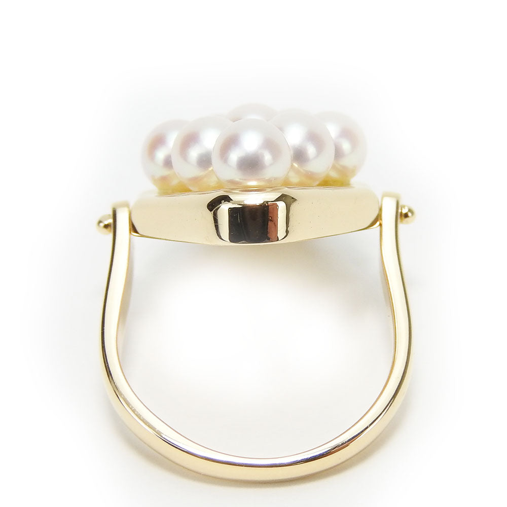 TASAKI Ring K18 Yellow Gold, Pearl Yellow Gold Women Used Authentic