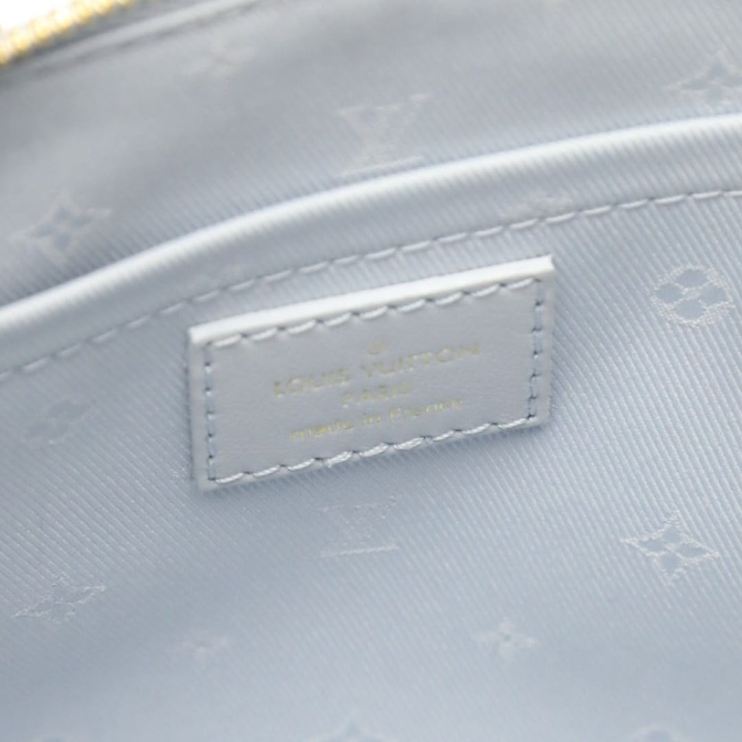 LOUIS VUITTON Shoulder Bag M59822 Monogram mat Light blue Handbag Monogram Alma Soft BB Women Used Authentic