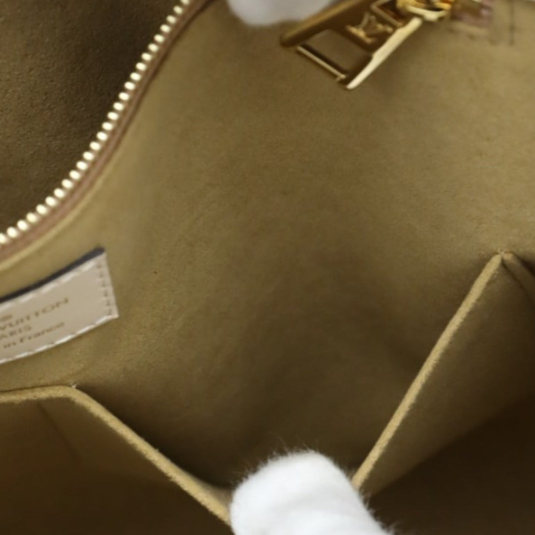 LOUIS VUITTON Tote Bag M45081 Monogram Ann Platt beige On-the-go GM Monogram Shoulder back Women Used Authentic