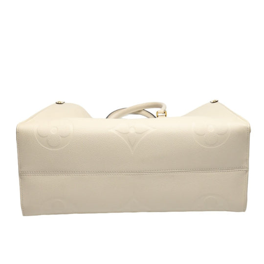 LOUIS VUITTON Tote Bag M45081 Monogram Ann Platt beige On-the-go GM Monogram Shoulder back Women Used Authentic