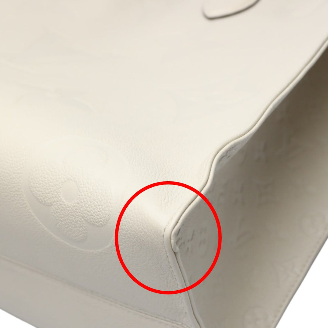 LOUIS VUITTON Tote Bag M45081 Monogram Ann Platt beige On-the-go GM Monogram Shoulder back Women Used Authentic