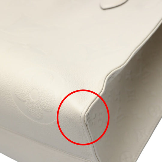 LOUIS VUITTON Tote Bag M45081 Monogram Ann Platt beige On-the-go GM Monogram Shoulder back Women Used Authentic