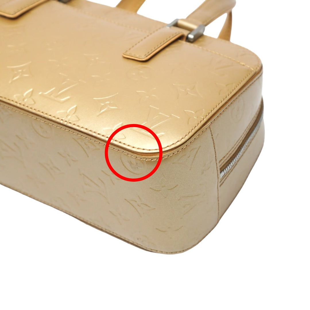LOUIS VUITTON Handbag M55177 Monogram mat Matt gold Handbag Monogram mat Shelton Women Used Authentic
