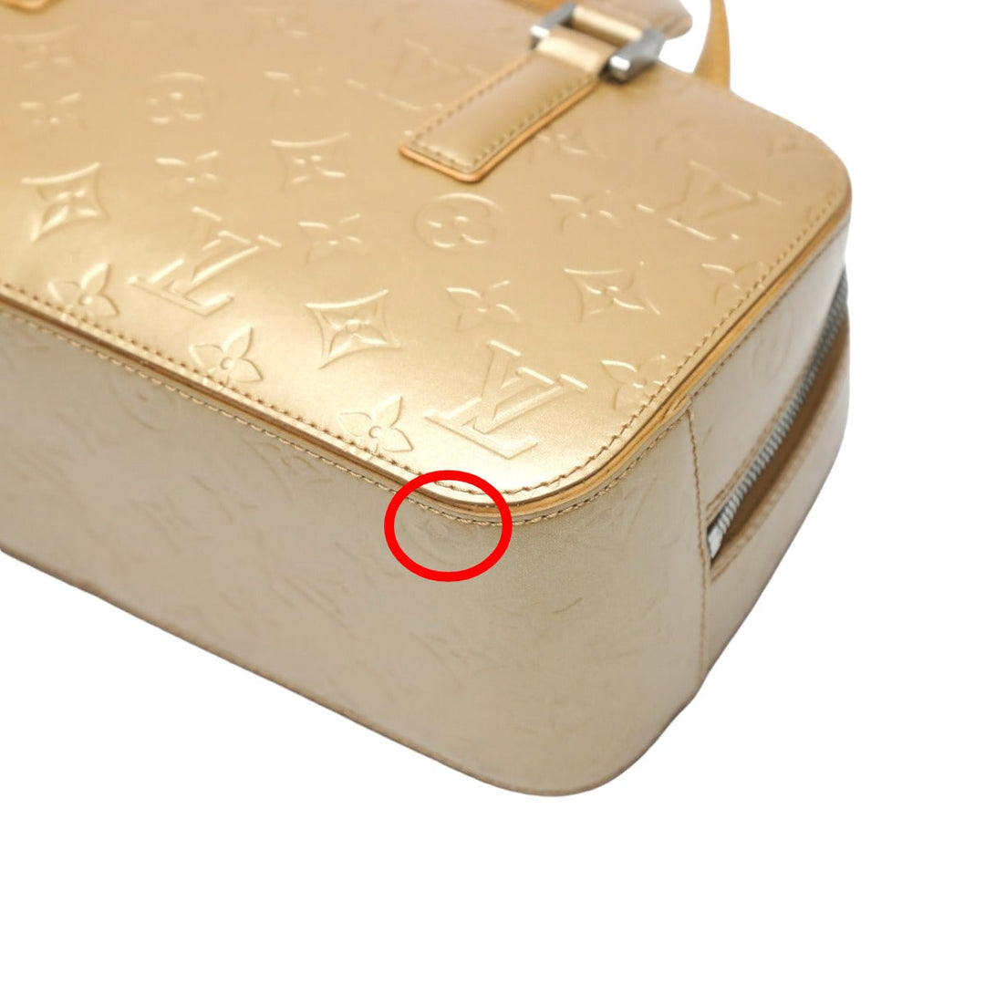 LOUIS VUITTON Handbag M55177 Monogram mat Matt gold Handbag Monogram mat Shelton Women Used Authentic