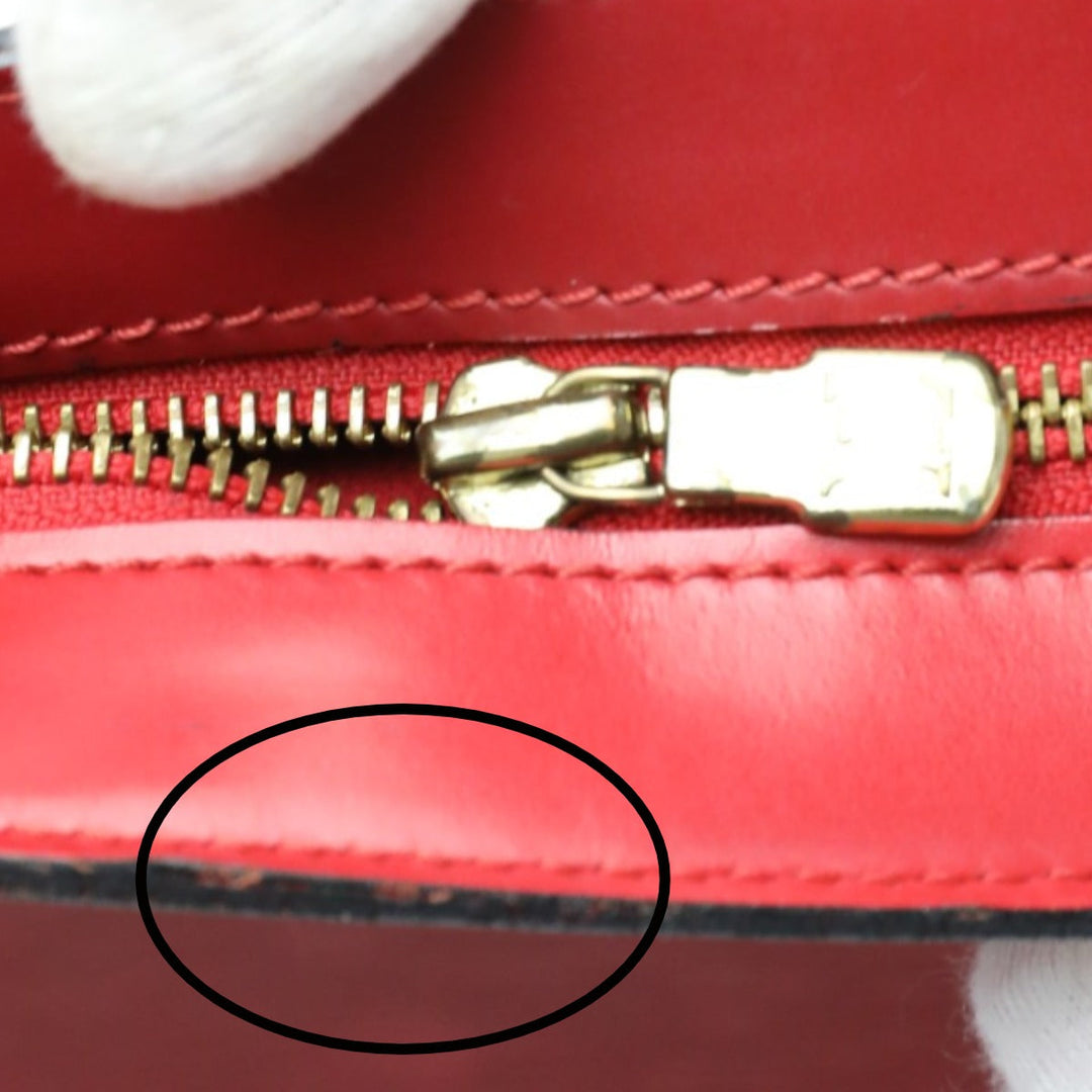 LOUIS VUITTON Tote Bag M52337 Epi Leather Red Shoulder Bag Epi Sun jack Women Used Authentic