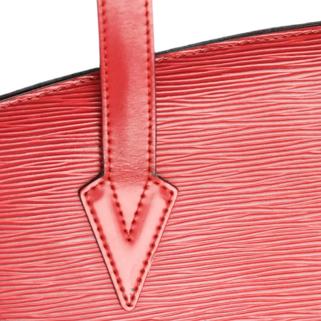 LOUIS VUITTON Tote Bag M52337 Epi Leather Red Shoulder Bag Epi Sun jack Women Used Authentic