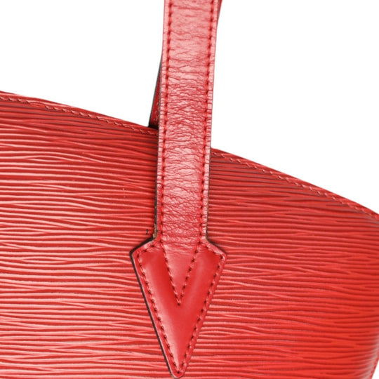 LOUIS VUITTON Tote Bag M52337 Epi Leather Red Shoulder Bag Epi Sun jack Women Used Authentic