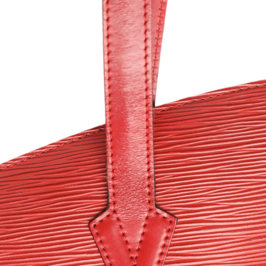 LOUIS VUITTON Tote Bag M52337 Epi Leather Red Shoulder Bag Epi Sun jack Women Used Authentic
