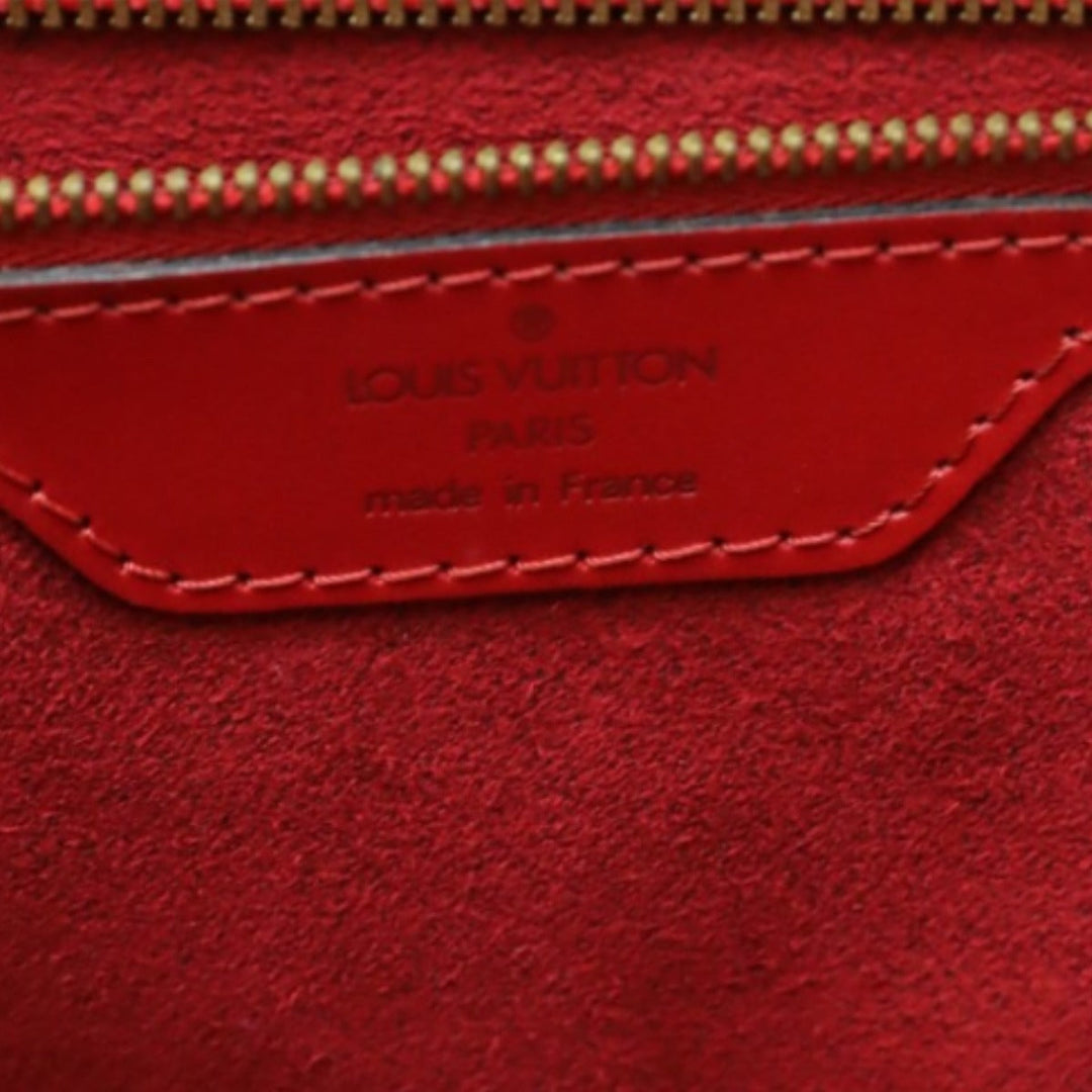 LOUIS VUITTON Tote Bag M52337 Epi Leather Red Shoulder Bag Epi Sun jack Women Used Authentic